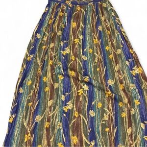 Floral Patterned Maxi Skirt